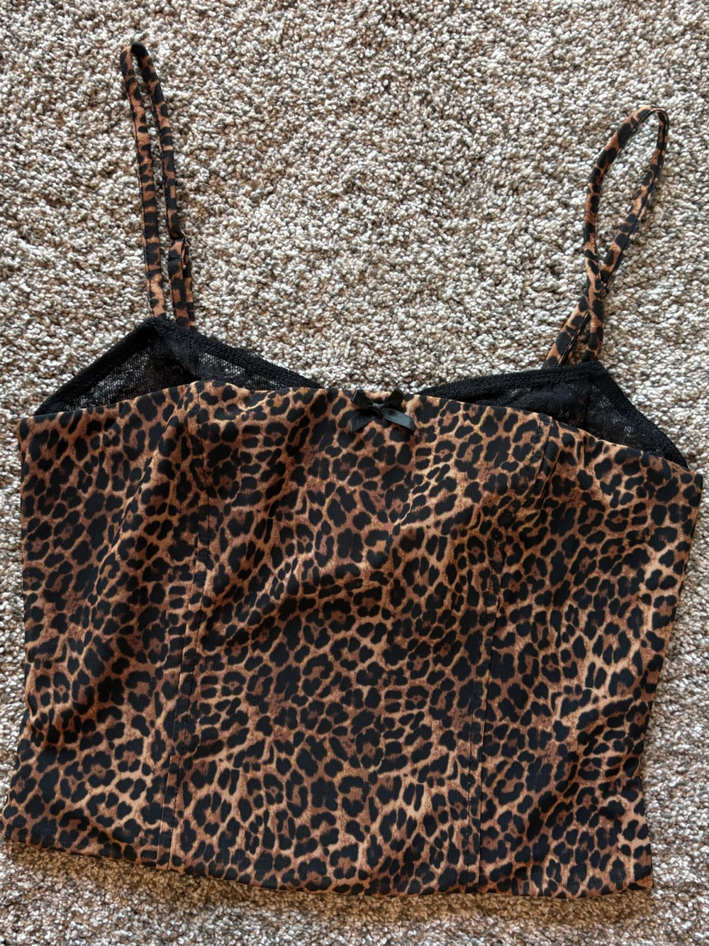 Edikted Gal Leopard Print Tank Top